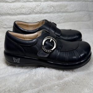 ❌SOLD❌Alegria Shoes Khloe Black Slip On Leather Insole KHL 601  Size 39 US 9-9.5